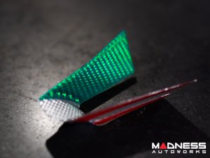 Alfa Romeo Stelvio Steering Wheel Trim - Carbon Fiber - Lower Trim Piece - Pre '20 - Italian Theme - Feroce Carbon Alfa Romeo Stelvio Steering Wheel Trim - Carbon Fiber - Lower Trim Piece - Pre '20 - Italian Theme - Feroce Carbon